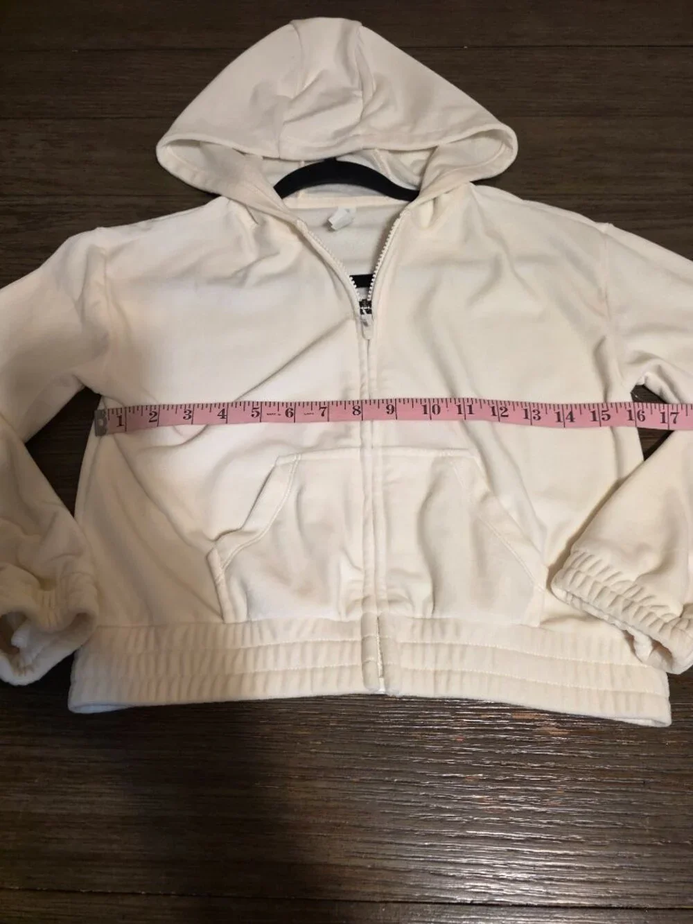 Zella Kids Soft Full Zip Hoodie White Size 10/12 Girls Jacket Back to School